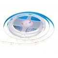 LED juosta COB 12V 10W/m nehermetiška IP20 šiltai balta 1m