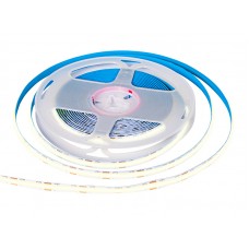 LED juosta COB 12V 10W/m nehermetiška IP20 šiltai balta 1m