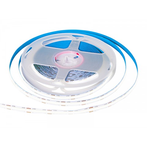 LED juosta COB 12V 10W/m nehermetiška IP20 neutrali balta 1m