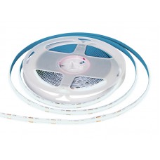 LED juosta COB 12V 10W/m nehermetiška IP20 šaltai balta