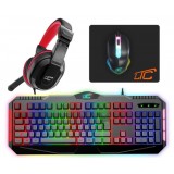 Klaviatūra žaidiminė su RGB pašvietimu LTC 4-in1