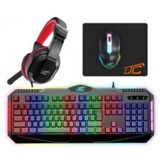 Klaviatūra žaidiminė su RGB pašvietimu LTC 4-in1