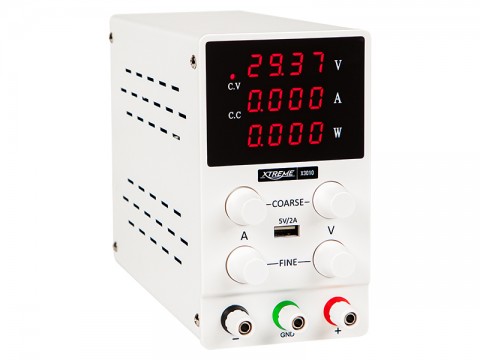 Laboratorinis maitinimo šaltinis 220V 0-30V 0-10A Xtreme X3010