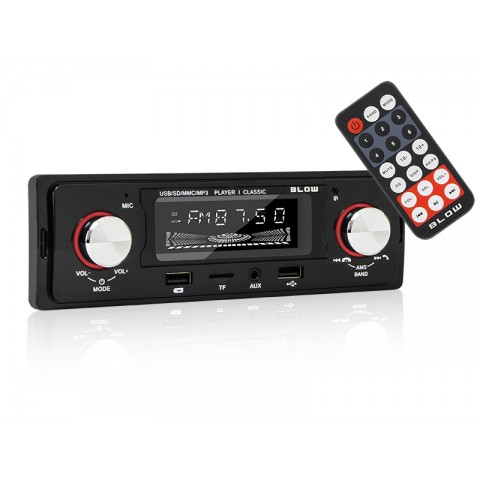 Automagnetola Blow AVH Classic USB, RDS, microSD, FM, AUX, Bluetooth su pulteliu
