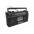 Muzikos grotuvas su kasetėmis, FM, USB, AUX, Bluetooth, SD OLD STYLE FP-830