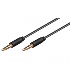 Laidas 3.5mm stereo - 3.5mm stereo 3m Gold Goobay