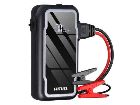 Automobilio variklio paleidėjas - nešiojamas akumuliatorius kompiuteriui 12000mAh 1600A su LED pašvietimu AMiO