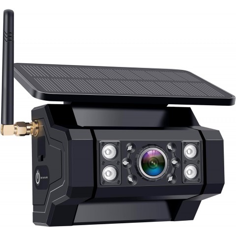 Automobilinė vaizdo kamera Wi-Fi su saulės moduliu, magnetinė 