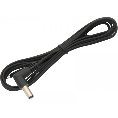Kištukas DC 5.5x2.1mm kampu su laidu