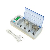 Akumuliatorių įkroviklis 220V AA / AAA / C / D / 9V 2 kanalų Ni-MH akumuliatoriams Blow XN-111 