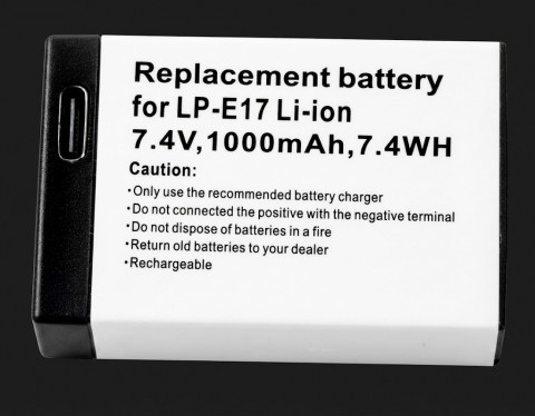 Akumuliatorius fotoaparatui Canon LP-E17 7.4V 1040mAh