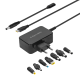 Maitinimo šaltinis nešiojamam kompiuteriui 220V 20V 3.25A 65W USB C universalus su 7 kištukais Kruger&Matz