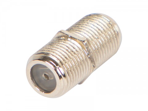Sujungimas F lizdas - F lizdas varinis (Cu) gold