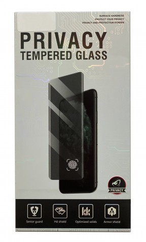 LCD apsauginis stikliukas privatus (Full Privacy) iPhone Air juodas