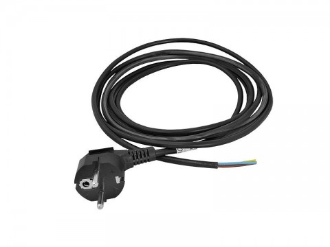 Maitinimo laidas 220V 3x1.5 3m juodas