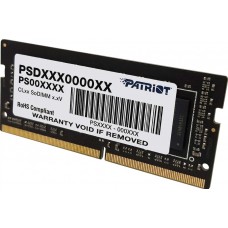 Operatyvioji atmintis (RAM) nešiojamam kompiuteriui 8GB DDR4 2400MHz SO-DIMM CL17 1.2V Patriot
