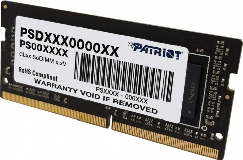 Operatyvioji atmintis (RAM) nešiojamam kompiuteriui 8GB DDR4 2400MHz SO-DIMM CL17 1.2V Patriot