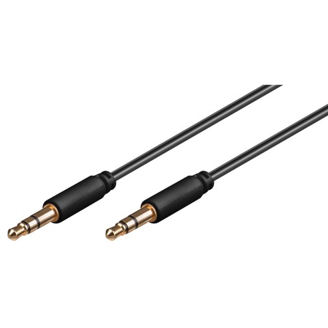 Laidas 3.5mm stereo - 3.5mm stereo 3m gold Goobay