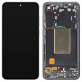 LCD+Touch screen Samsung S721 S24 FE 5G (2024) pilkas originalas