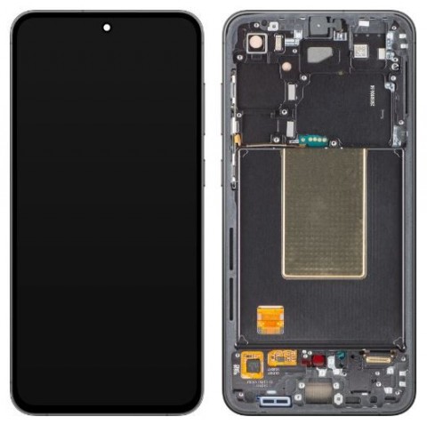 LCD+Touch screen Samsung S721 S24 FE 5G (2024) pilkas originalas