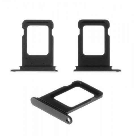 iPhone 12 mini sim kortelės laikiklis (holder) juodas (O)