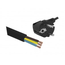 Maitinimo laidas 220V 3x1.5mm² 3m juodas