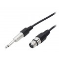 Laidas 6.3mm mono - XLR 1.5m Xtreme