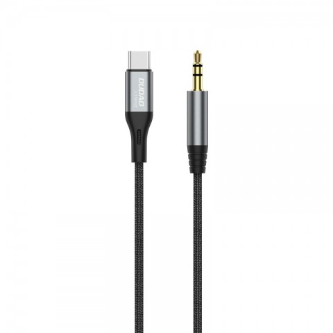Laidas USB C - 3.5mm 1m pintas juodas Dudao L11ProT 