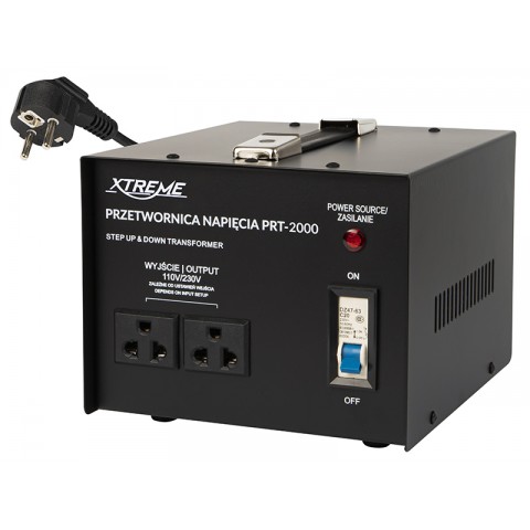 Įtampos keitiklis 220V → 110V 2000W Xtreme PRT-2000