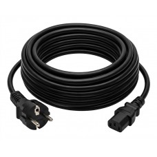 Maitinimo laidas 220V C13 10m kampu Lanberg