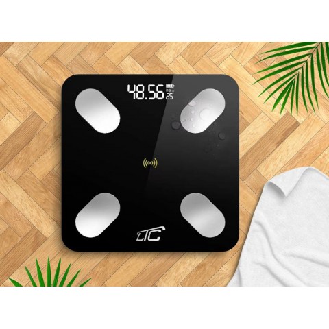 Elektroninės svarstyklės Bluetooth juodos LTC