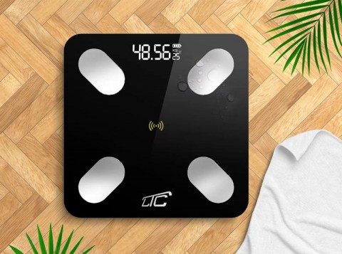 Elektroninės svarstyklės Bluetooth juodos LTC
