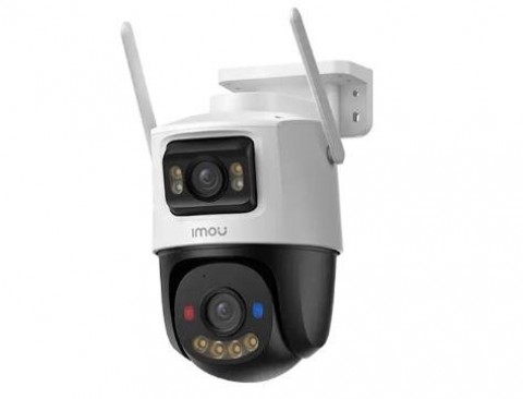 IP Wi-Fi kamera IP67 (lauko) 355° 5MP+5MP su spalvotu naktiniu matymu su signalinėm šviesom ir signalizacija (raudona ir mėlyna) Imou Cruiser Dual 2