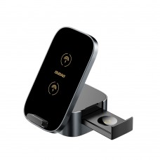 Belaidis įkroviklis 3in1 Dudao A11Pro+ 15W (telefonui, laikrodžiui, ausinėms) juodas 
