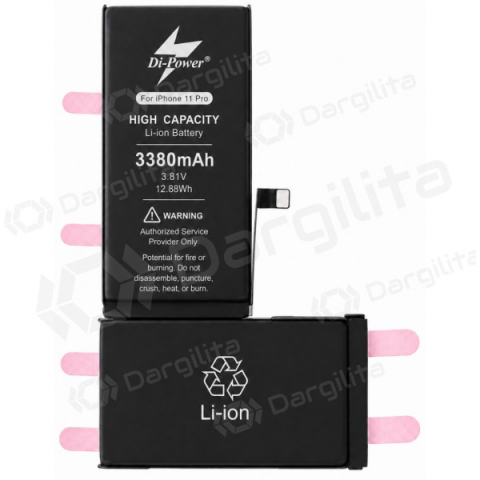 Akumuliatorius iPhone 11 Pro (padidintos talpos) 3380mAh (O)