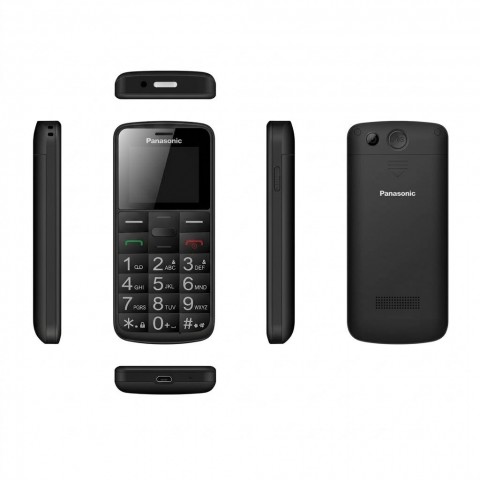 Mobilus telefonas Panasonic KX-TU110EX juodas (lietuvių kalba)