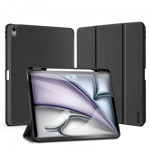 Dėklas planšetiniam kompiuteriui Apple iPad Air 13" M2 / M3 / M4 2024 / 2025 / 2026 juodas
