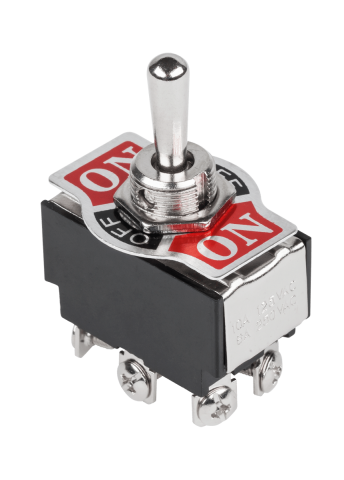 Permetamasis jungiklis (tumbleris) 6A 250V (ON)-OFF-(ON)