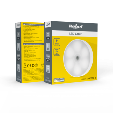 LED lempa 0.5W 4000K 45lm neutrali balta su judesio jutikliu ir akumuliatoriumi 750mAh magnetinė Rebel