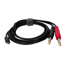 Laidas USB C - 2x6.3mm 2m Hilec