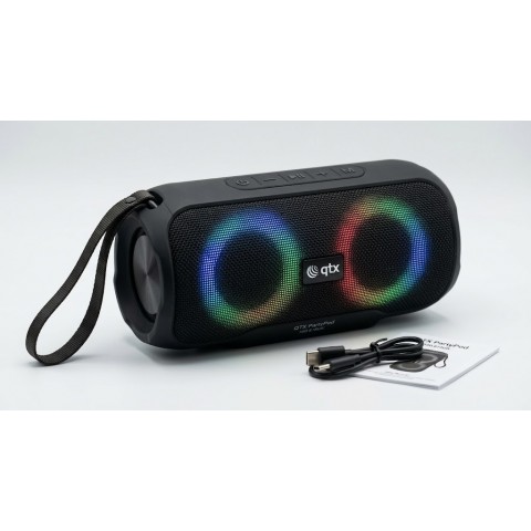 Nešiojamas bluetooth garsiakalbis QTX PartyPod LED mini