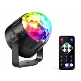 Šviesos efektas RGB 3W LED Mini su pulteliu