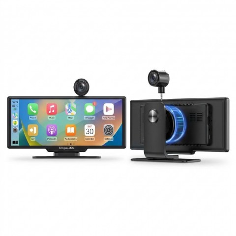 Automobilinis vaizdo registratorius 9" su galinio vaizdo kamera, Carplay Kruger&Matz 