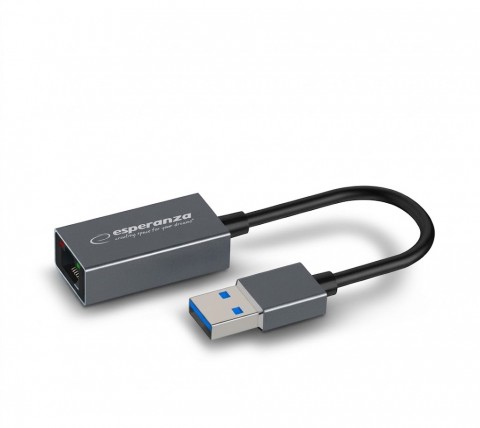 Išorinė tinklo plokštė USB 3.0 → RJ45 1000Mbps Gigabit 