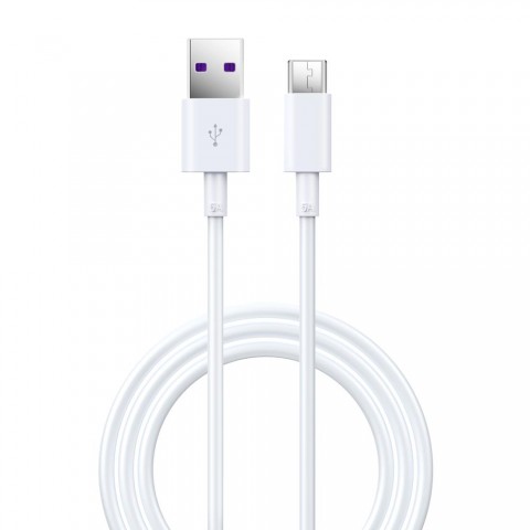 Laidas USB - USB C 5A 1.5m baltas Devia EC306