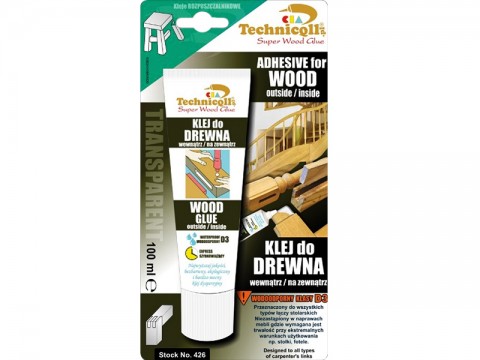 Klijai (medžiui) 100ml skaidrūs Technicqll