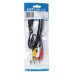 Laidas 3RCA-3RCA (K-K) 1,5m 