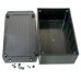 ABS plastiko dėžutė (185.7x95.5x53mm) juoda (black)