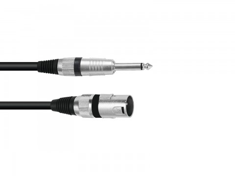 Laidas 6,3mm mono - XLR (K-K) 10m Omnitronic