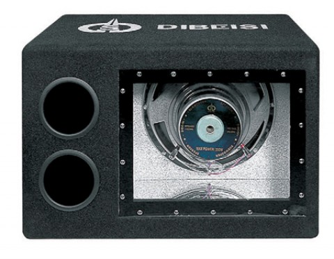 Automobilinė žemų dažnių kolonelė aktyvi 12" (30cm) 600W 4Ώ Dibeisi DBS-N1215A